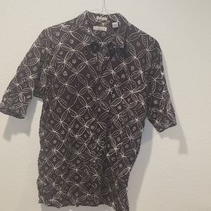 Men's geometric print shirt